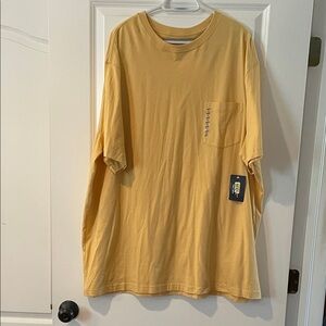 Roundtree York Big and Tall Men's Yellow T-Shirt